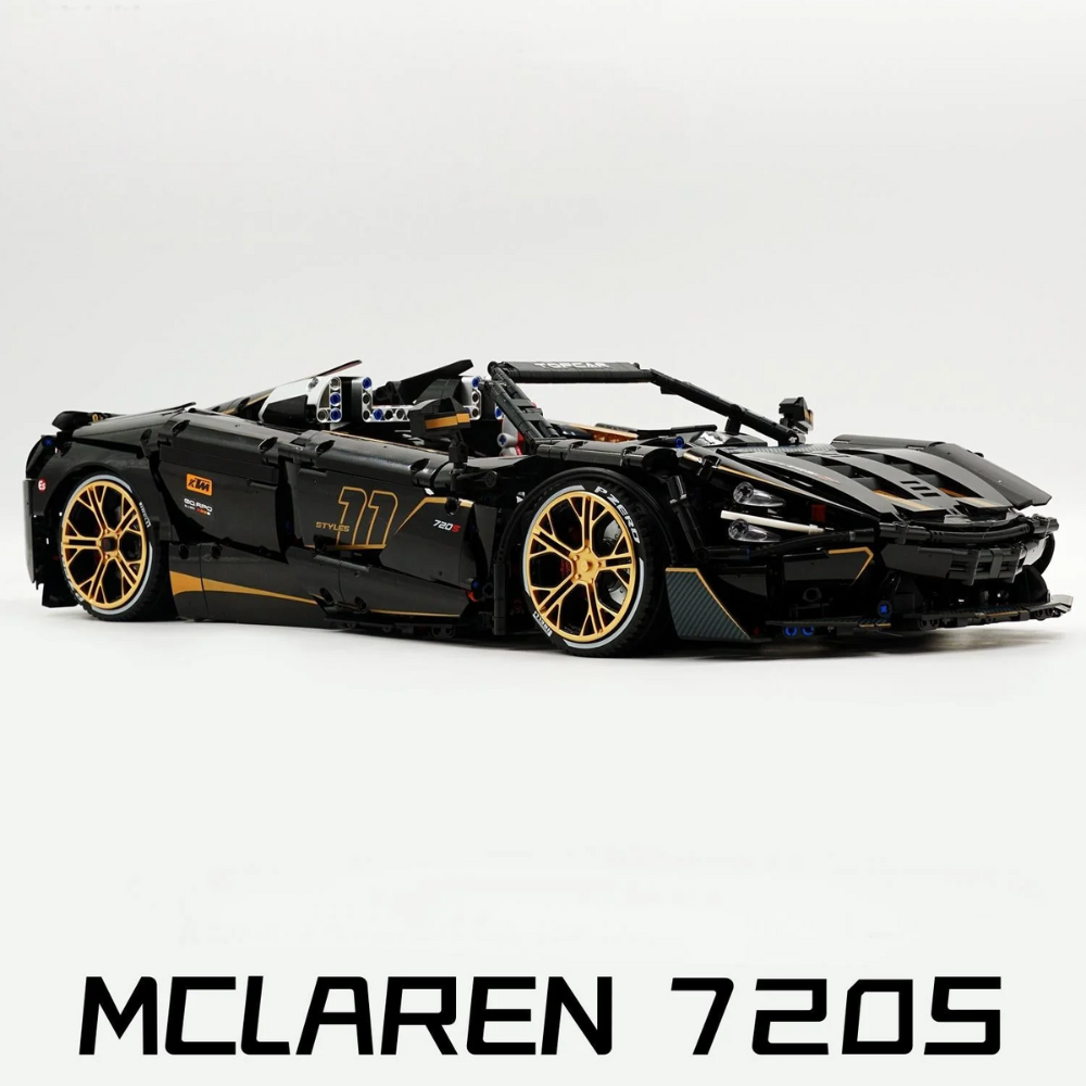 Remote-Controlled McLaren 720S Construction Kit – 3,664 Pieces