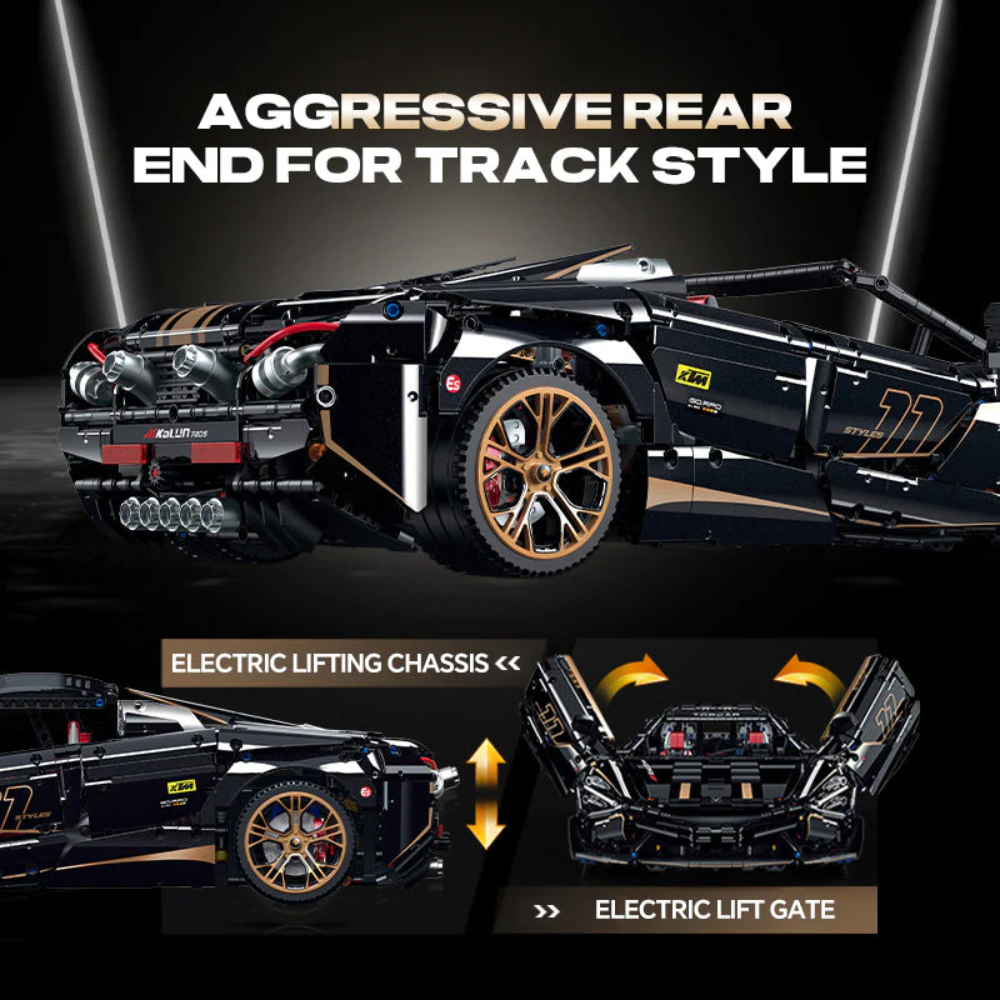 Remote-Controlled McLaren 720S Construction Kit – 3,664 Pieces