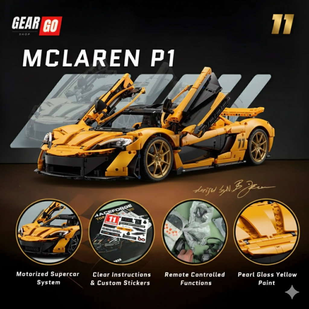 McLaren P1 Supercar Model